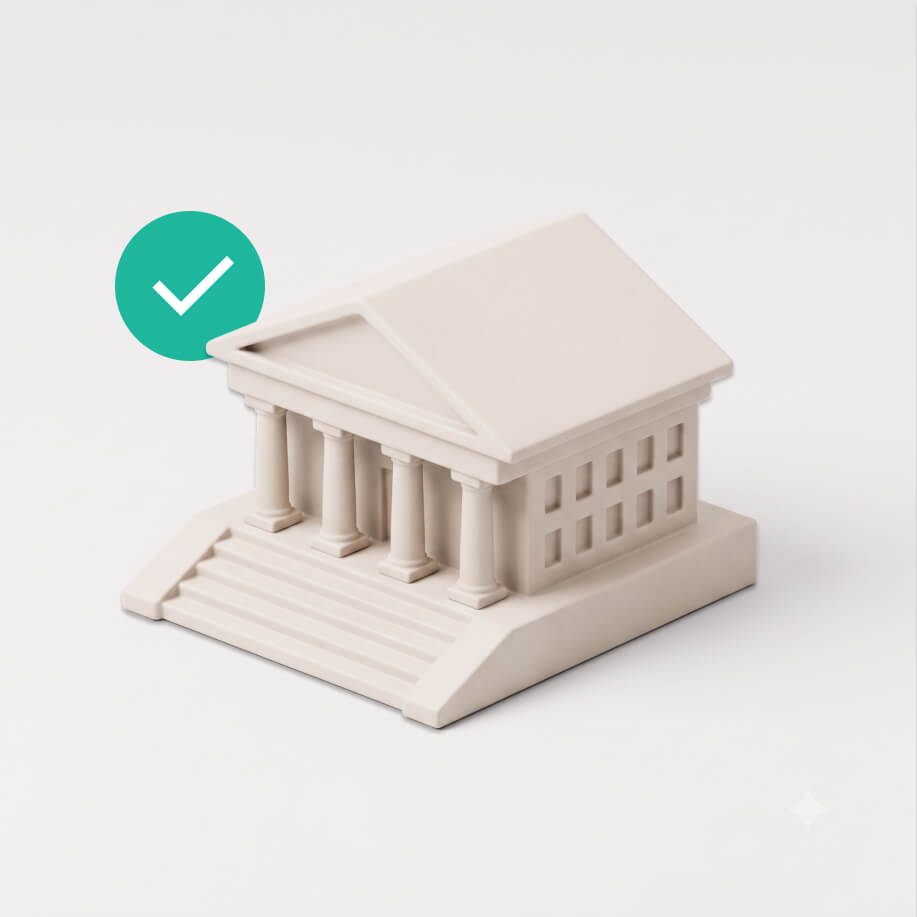 En betaling er først sendt når banken har sagt ja